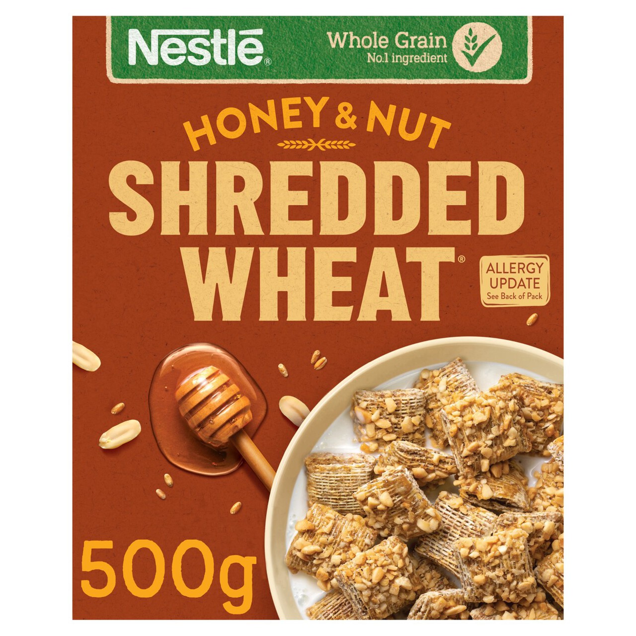 Shredded Wheat Nestle Honey Nut Cereal