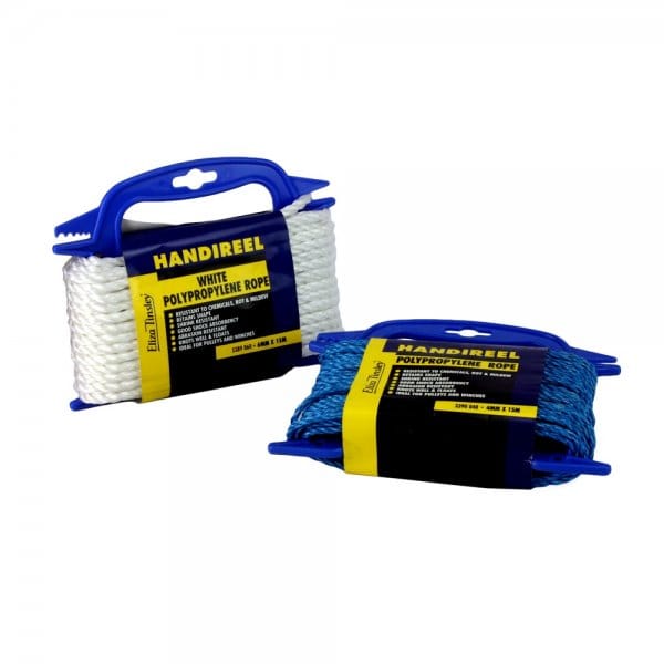 Eliza Tinsley 6mm Blue/Red Poly Rope Hand 15m reel (Box of 5)