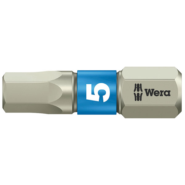 Wera Hexagon Screwdriver Bit, 2.5 mm