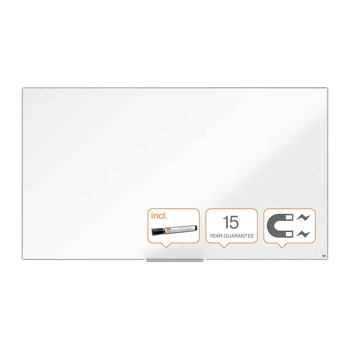 Nobo Impression Pro Widescreen Nano Clean Magnetic Whiteboard 1880 x 1060mm, white