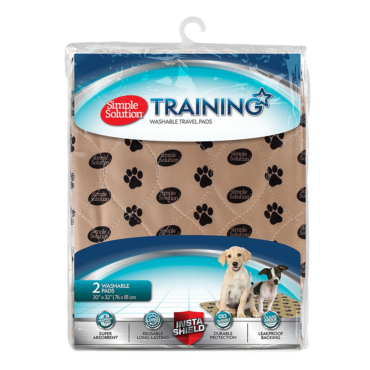 Simple Solution Washable Training and Travel Pad - 2 Pack