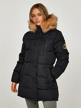 Zavetti Canada Womens Goshawa Puffer Parka Jacket