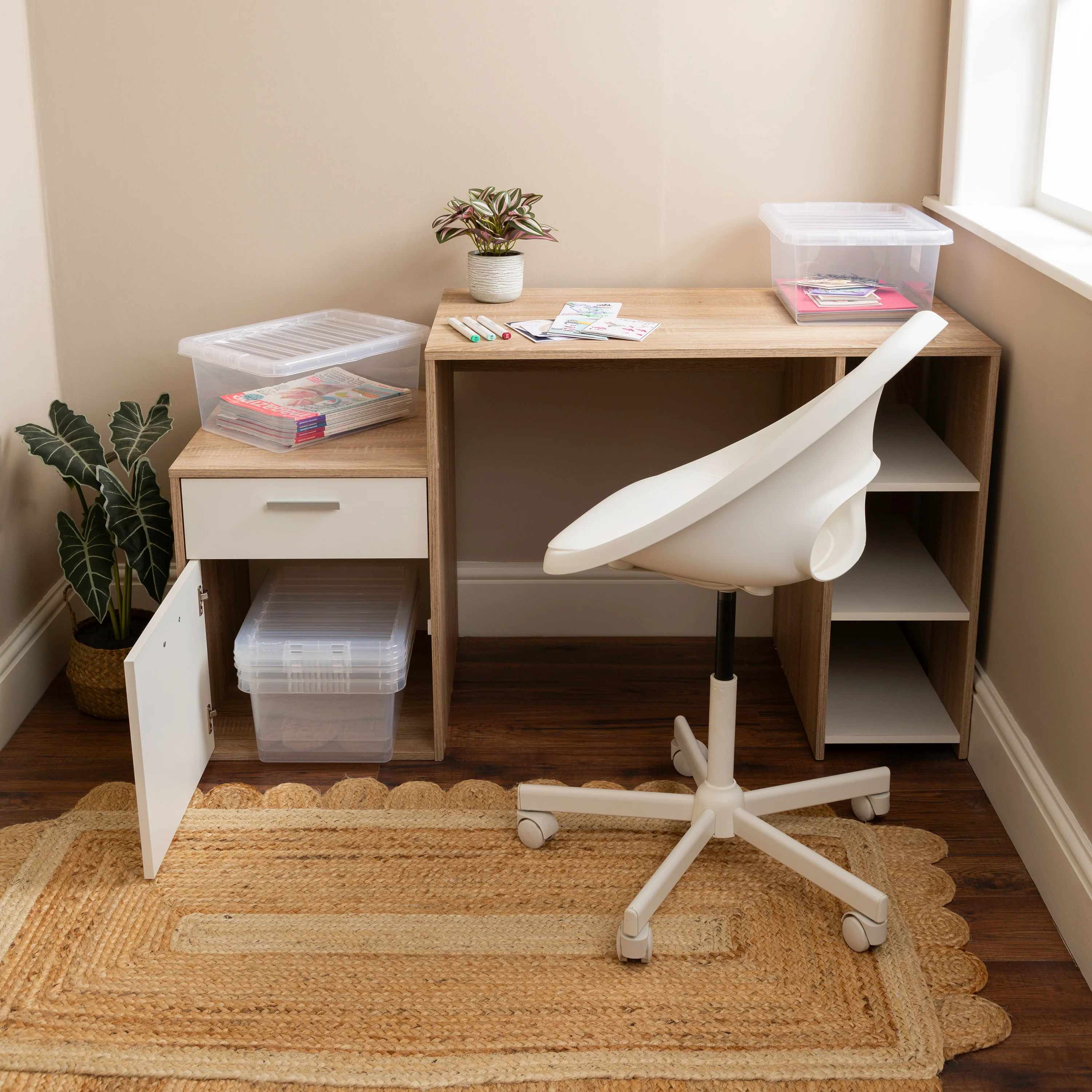 Wham Storage Pack of 5 - 14 Litre CrystalPlastic Storage Boxesand Lids