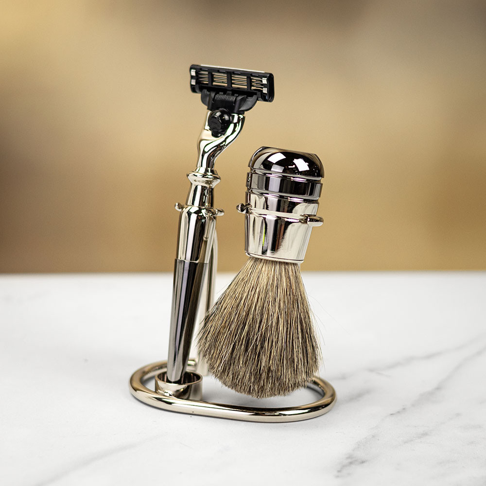 Becker Manicure ERBE Shaving Shop Shaving sets Shaving set, Gillette Mach 3, 3-part 1 Stk.