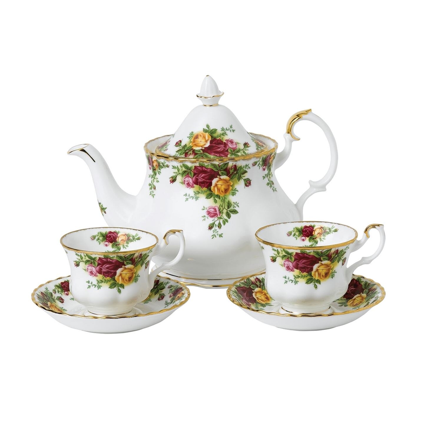Wedgwood Royal Albert Old Country Roses Tea for Two