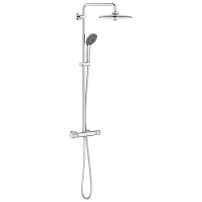 Grohe Chrome Thermostatic Mixer Shower System - Grohe Vitalio Joy | Chrome