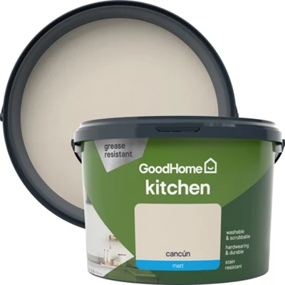 GoodHome Kitchen Cancun Matt Emulsion Paint, 2.5L