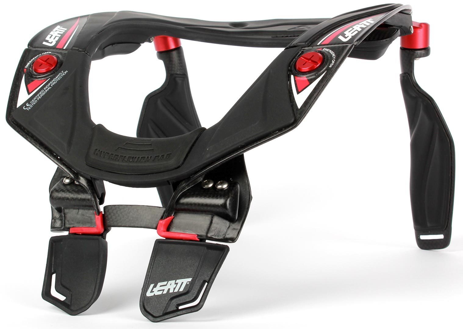 Leatt STX RR Carbon Neck Brace, black, black, Size One Size