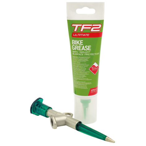 Weldtite TF2 Grease Gun + 125ml Teflon Grease Tube - Green / Grease + Grease Gun