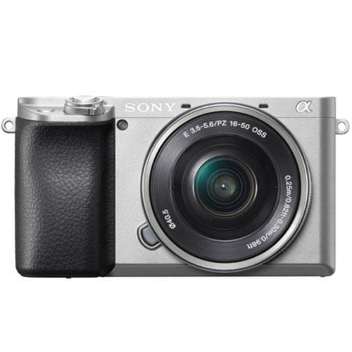 Sony a6100 Mirrorless Camera in Silver with 16-50mm OSS II Lens
