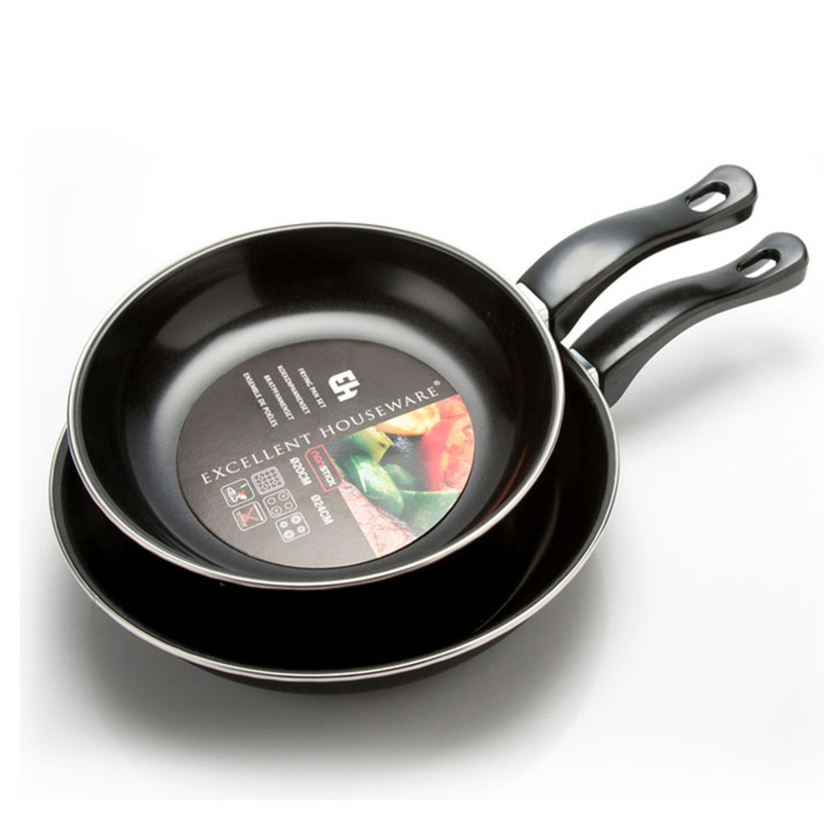 Basic Non-Stick Frying Pans - Pack of 2
