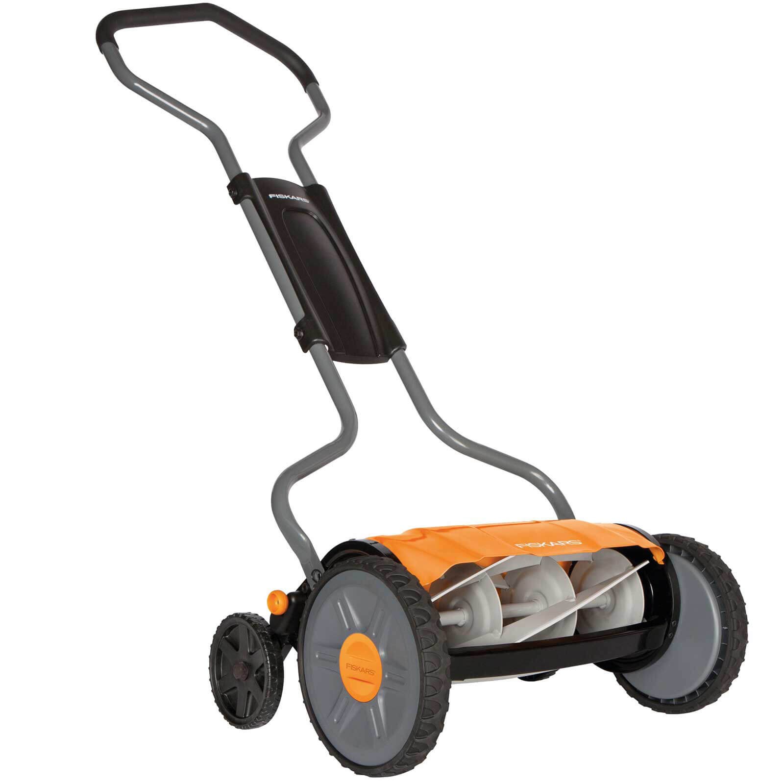 Fiskars Staysharp Plus Reel Push Hand Cylinder Lawnmower