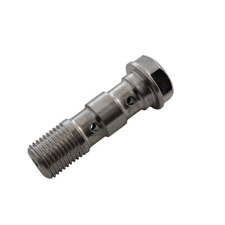 ALLEGRI Double banjo bolt, 10x1, for steel flex cable