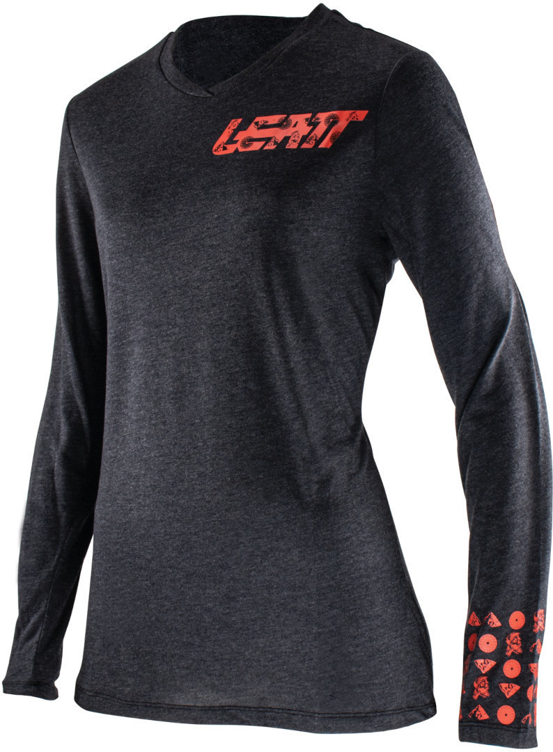 MTB Gravity 2.0 Maglia da bicicletta da donna, nero, dimensione L per donne