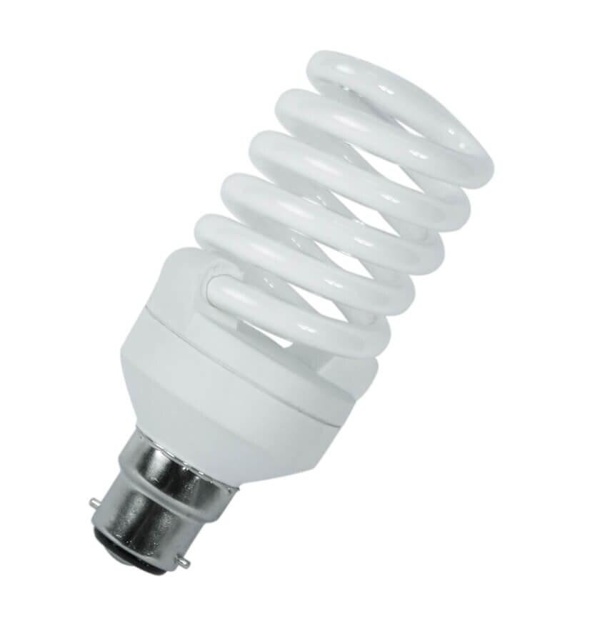 Crompton Lamps  Cfl T2 Mini Helix Spiral 23w B22 Warm White Frosted