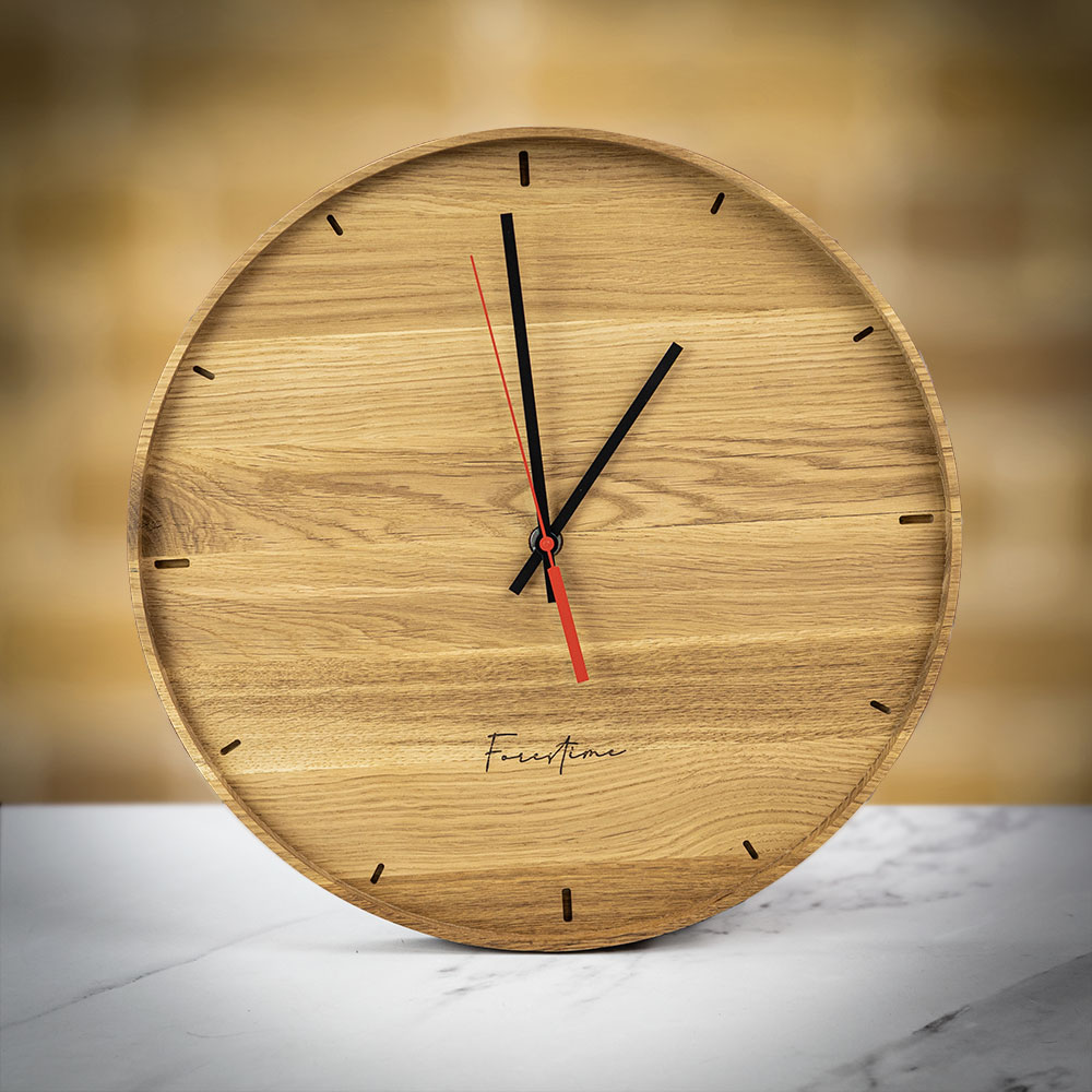 Rio Lindo Wall Clock - Oak
