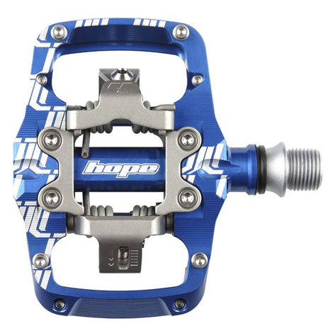 Hope Union TC Clip Pedals - Blue