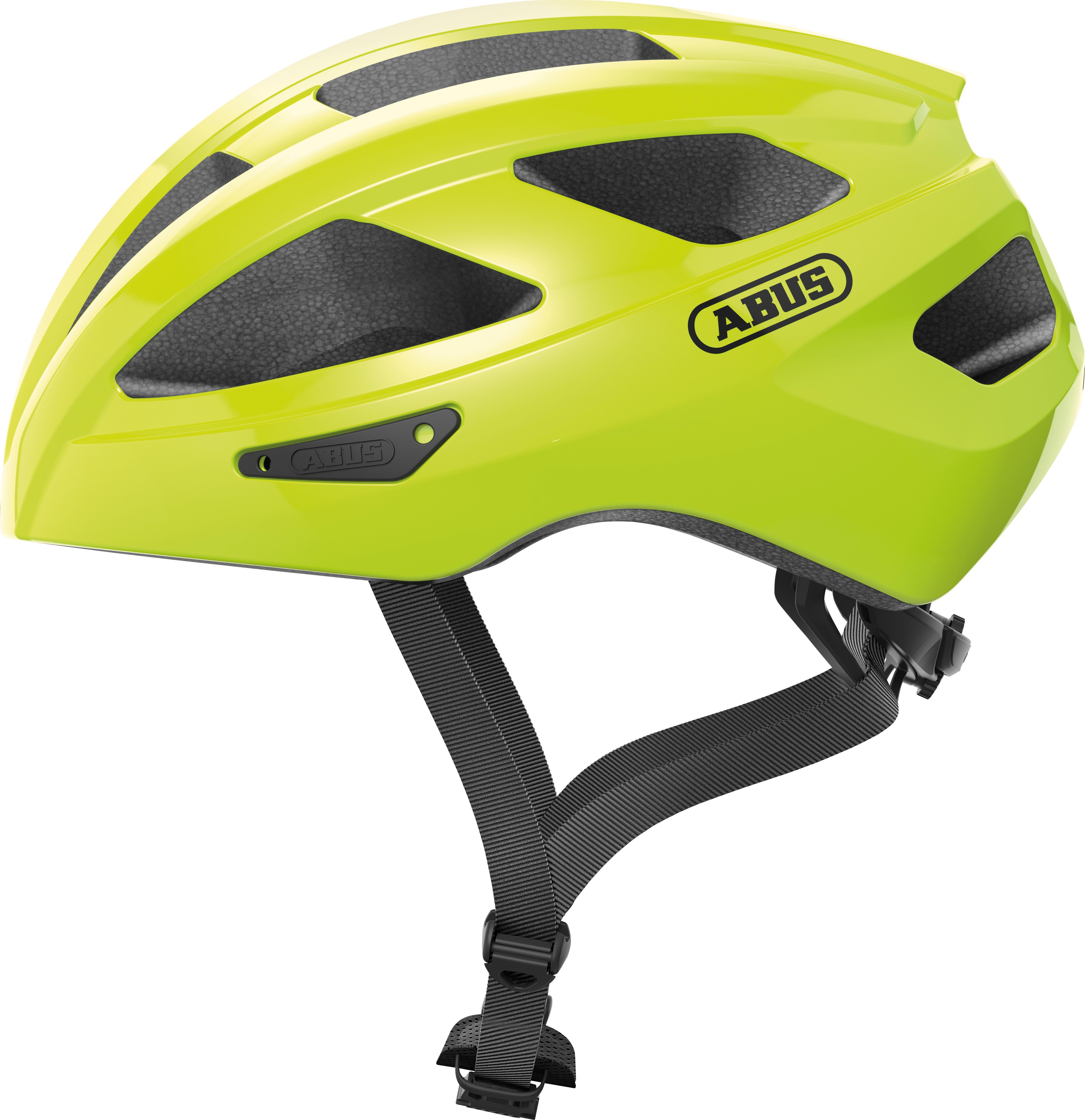 Abus Helmet - Macator - Yellow - 51-55cm Size: 51-55cm, Colour: Yellow