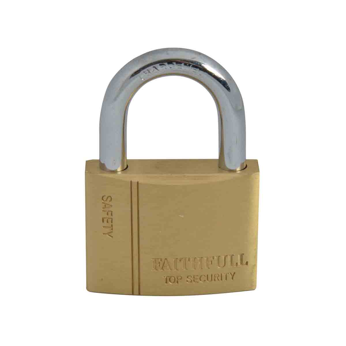 Faithfull Brass Padlock 50mm 3 Keys Faiplb50