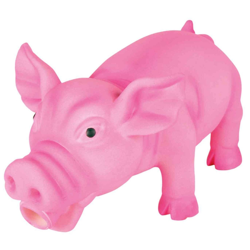 Trixie Assorted Pig Toy for Dogs - 17cm