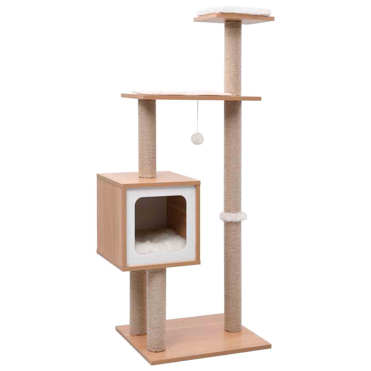 VidaXL Cat Tree with Sisal Scratching Mat 123 cm
