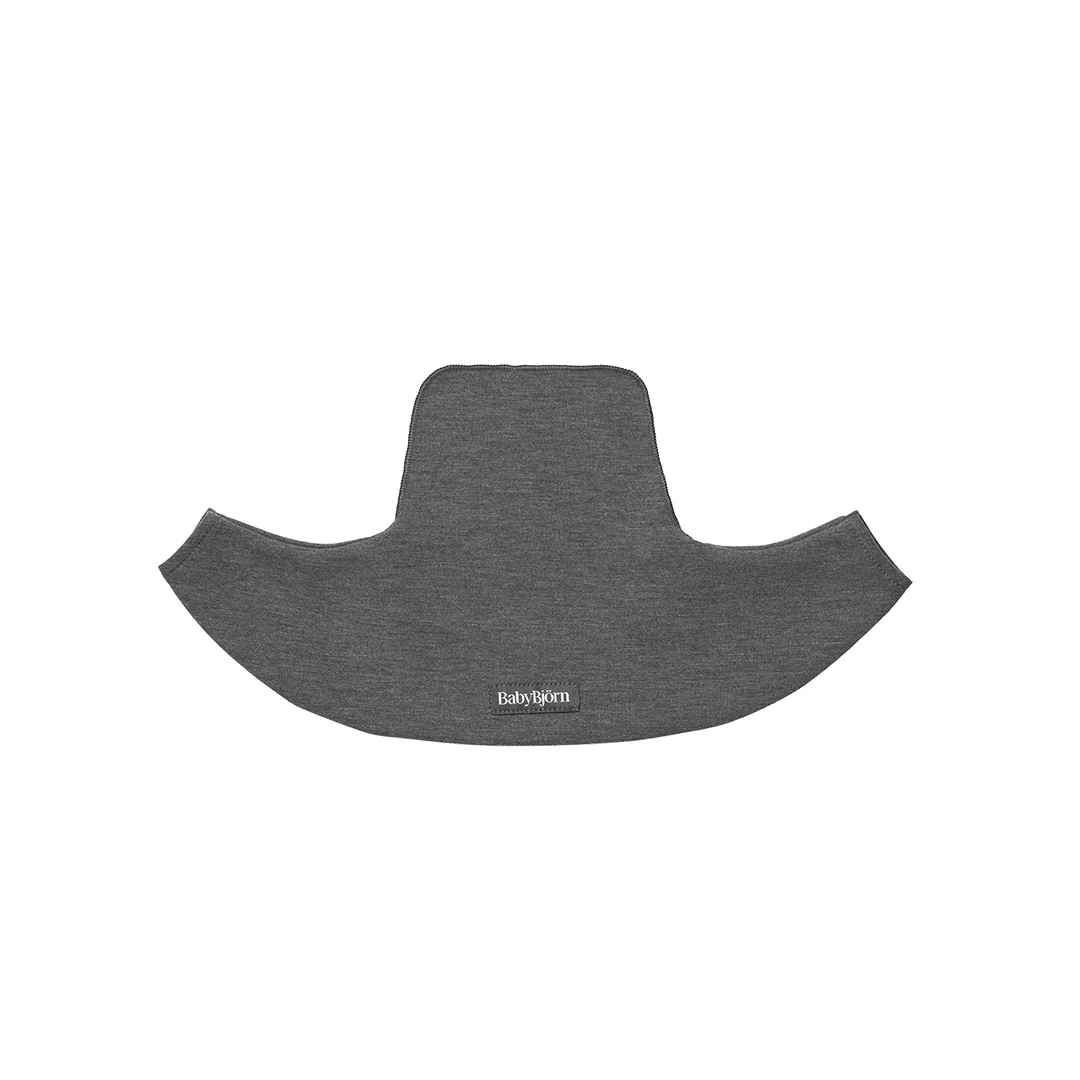 BabyBjörn Bib for Mini/Move Jersey 2pk - Dark Grey - Dark Grey / One Size