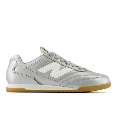 New Balance Unisex RC42 in Grey/White Suede/Mesh, size 4