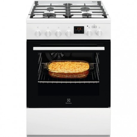  Lkk640200w Cocina Con Horno 4 Fuegos