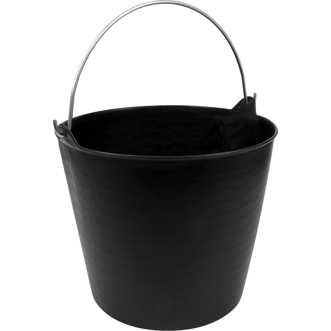 Sealey Heavy Duty Flexi Tub 26L with Metal Handle - Black