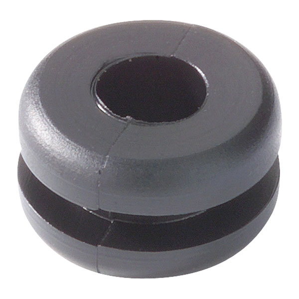 HELLERMANNTYTON Black PVC 19mm Cable Grommet for Maximum of 12mm Cable Dia