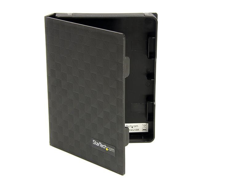 StarTech.com 2.5 inch Anti-Static Hard Drive Protector Case - (Black)