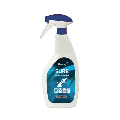 SURE By Diversey SURE Washroom Glass/Surface Cleaner 750ml Clear  (1 x 6)