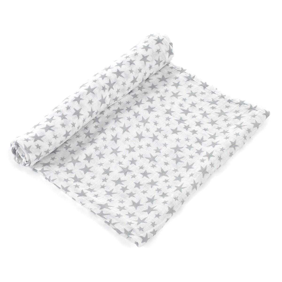  Bamboo Muslin Cloths - 120x120cm (1 pc) XL / Star