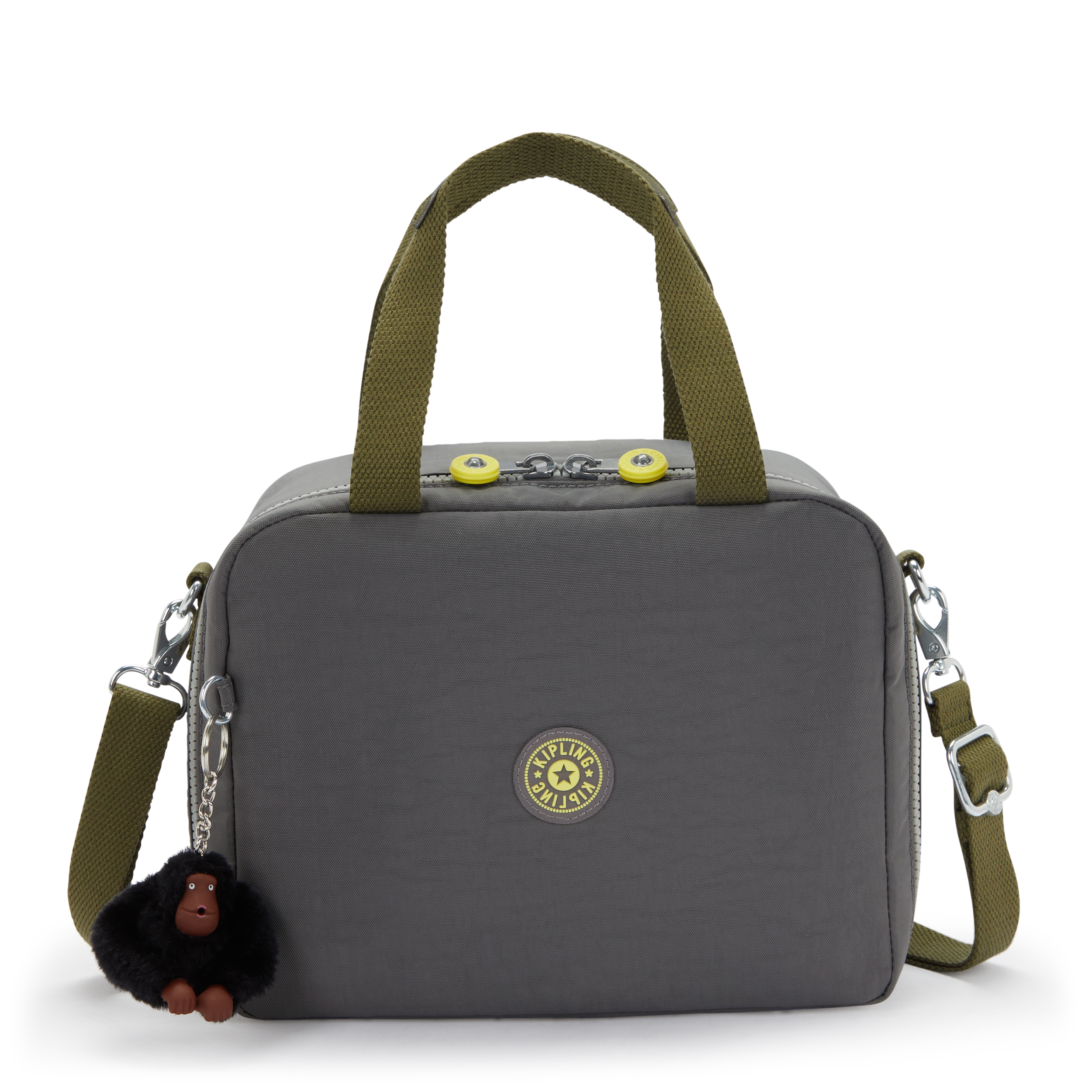Kipling Pouch Miyo Back To Grey Large Woman 56% Recycled Polyamide, 44% Polyamide