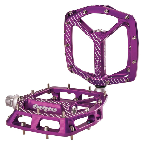 Hope F22 Flat Pedals - Purple