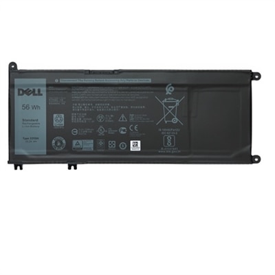 Dell 4-cell 56 Wh Lithium Ion Replacement Battery for Select Laptops
