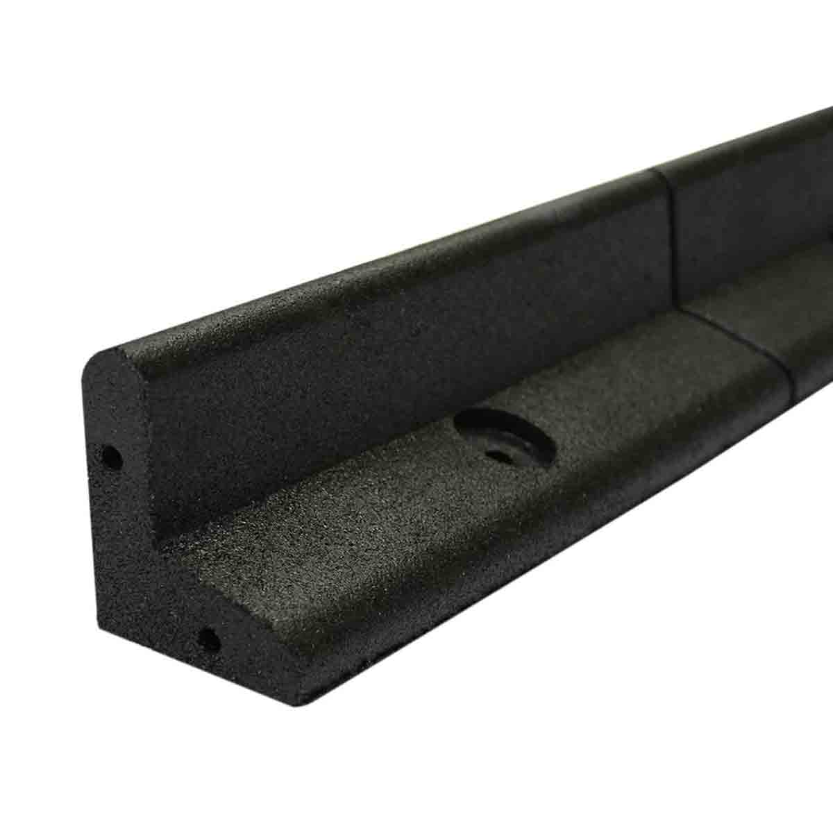 MonsterShop Flexible Lawn Edging Black 1.2m x 4