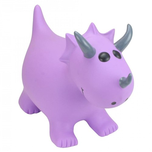 Happy Hopperz Purple Triceratops - Purple