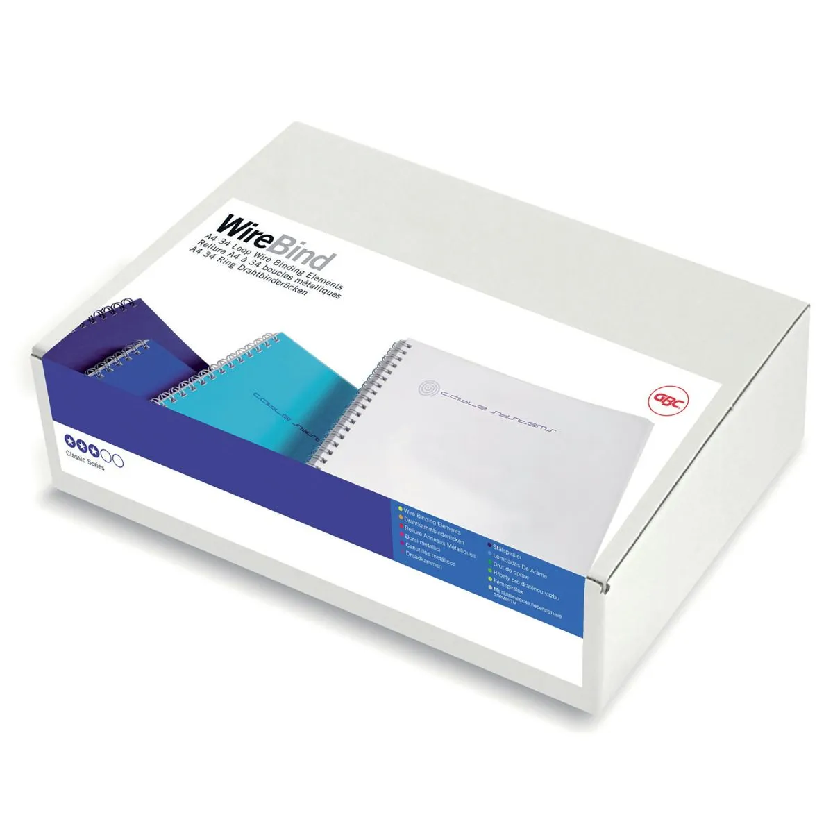 GBC 3:1 Binding Wire No.9 14mm (100), Black | Home & Office Machines > Binding Machines & Combs > Binding Spines