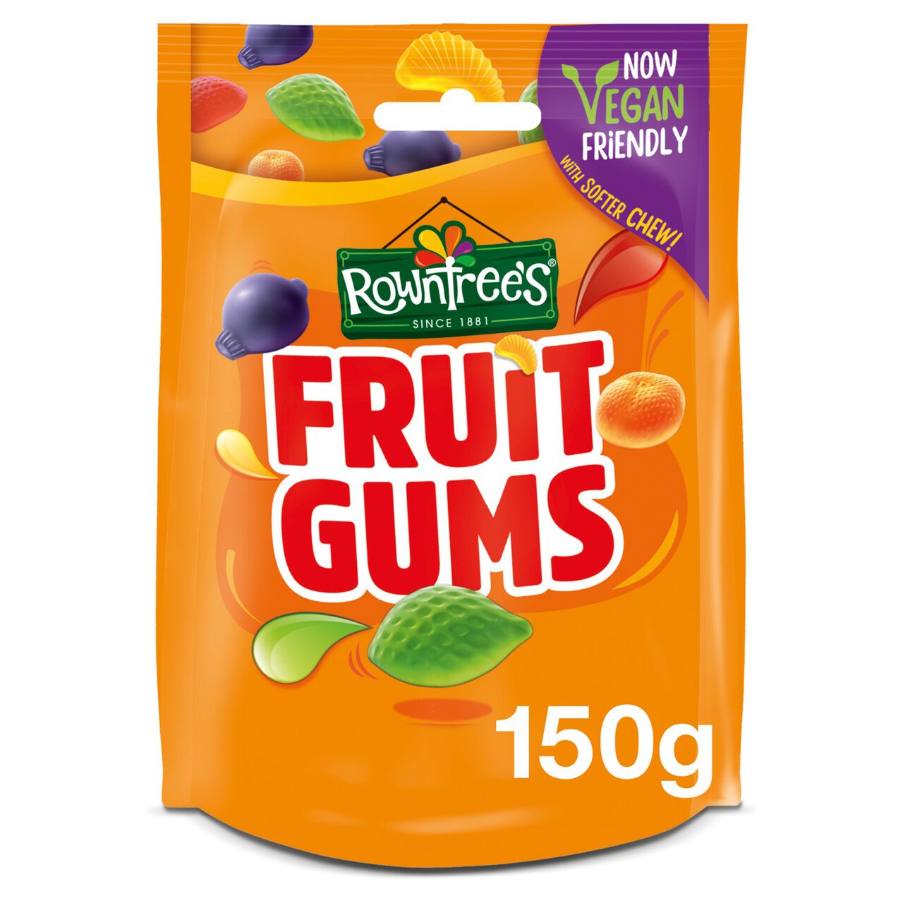 Nestlé Nestle Rowntrees Fruit Gums Sweets Bag 150g