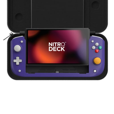  Nitro Deck (Retro Purple Limited Edition) For Switch With Carry Case