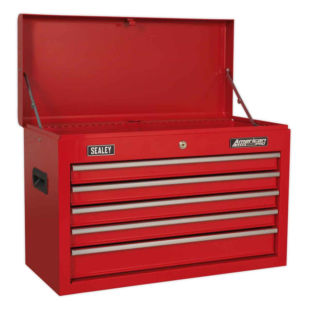  American Pro 5 Drawer Tool Chest Red