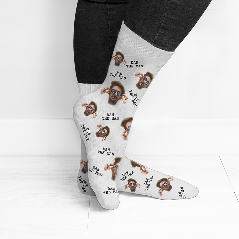 Treat Gifts Personalised Photo Socks