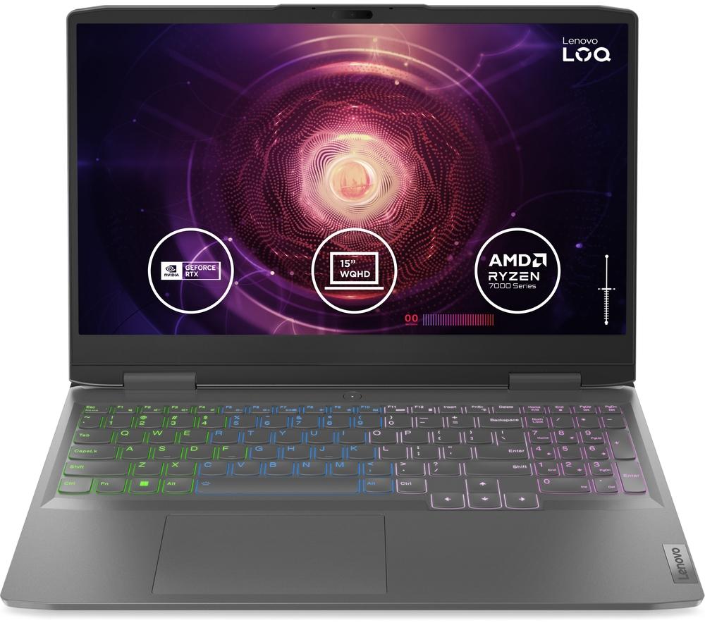 Loq 15aph8 15.6" Gaming Laptop - Amd Ryzen 7, Rtx 4060, 1 Tb Ssd, Silver