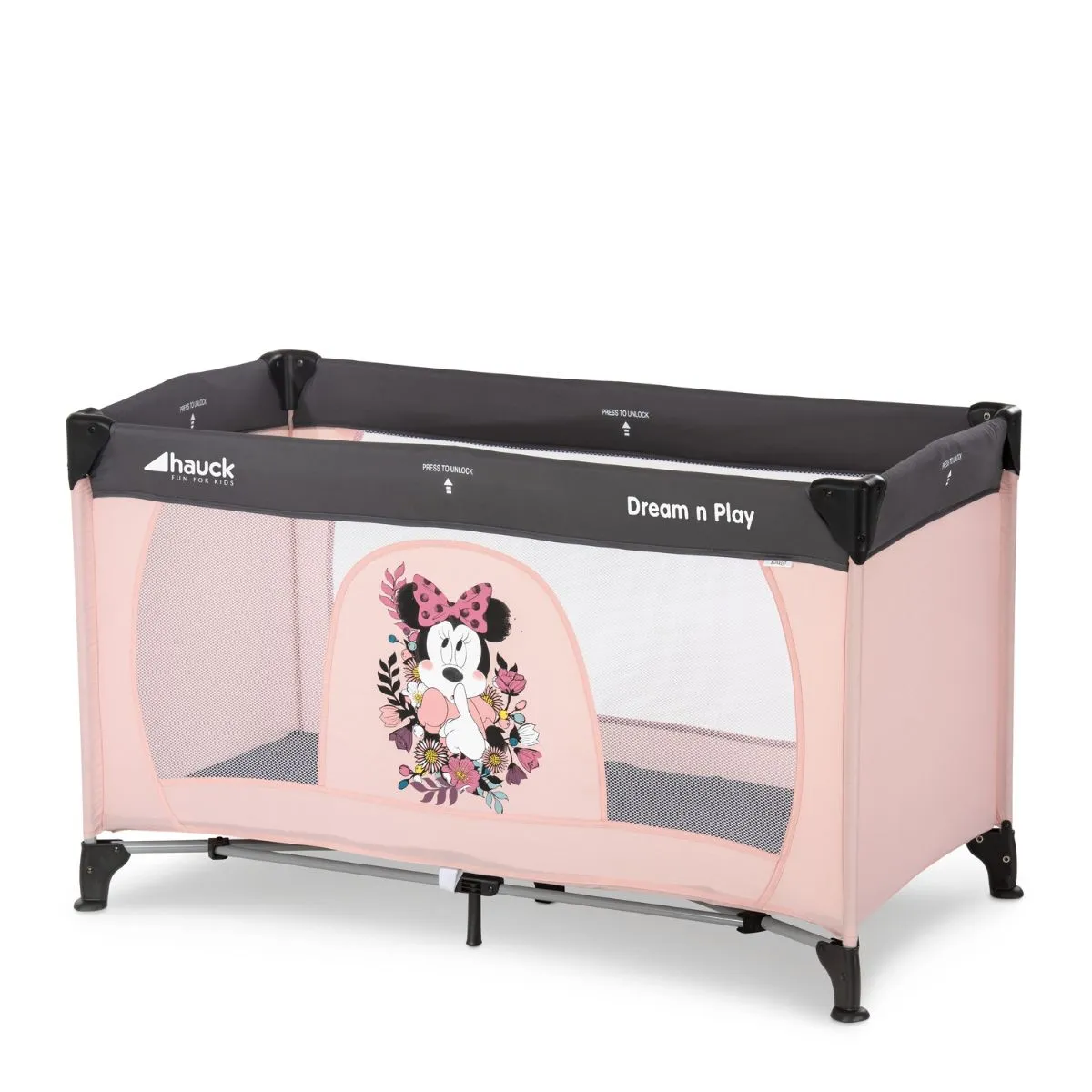  Disney Dream'n Play Travel Cot - Minnie Sweetheart, Multi