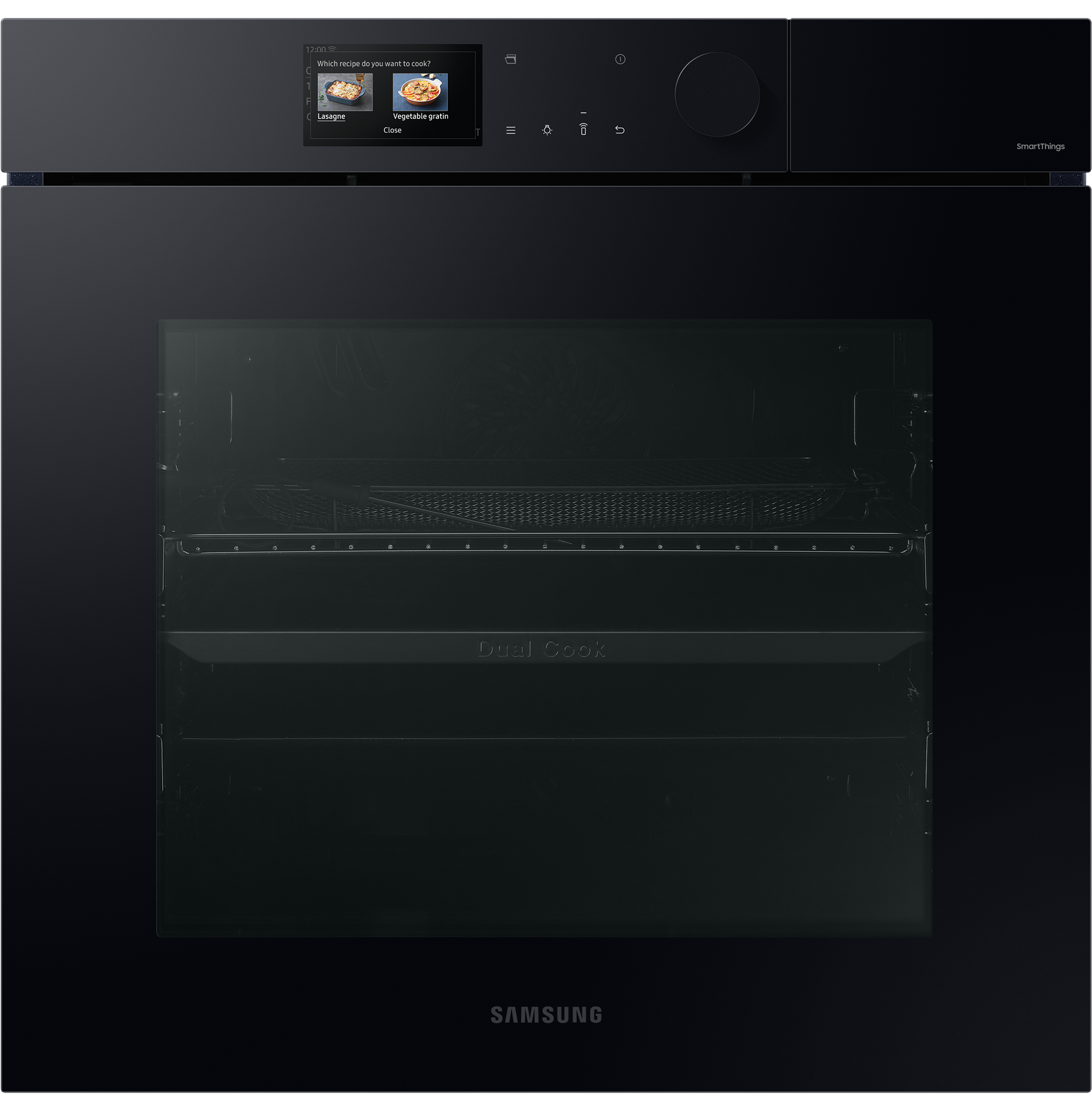 Series 7 Dual Cook NV7B7997AAK Smart Oven with Pyrolytic Cleaning, Auto Open Door & AI Pro Camera - Clean Black