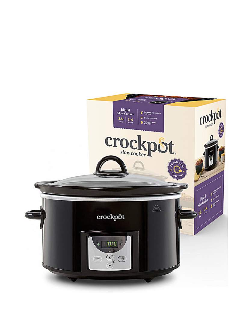 Crock-Pot Sizzle & Stew CSC112 6.5L Slow Cooker - Stainless Steel, Stainless Steel