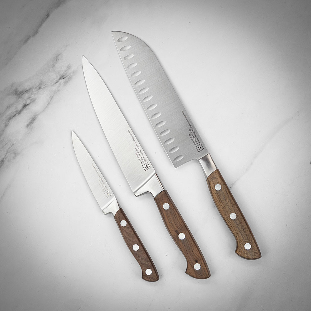 TB Haute Coutellerie Set of 3 Kitchen Knives - Georges Collection