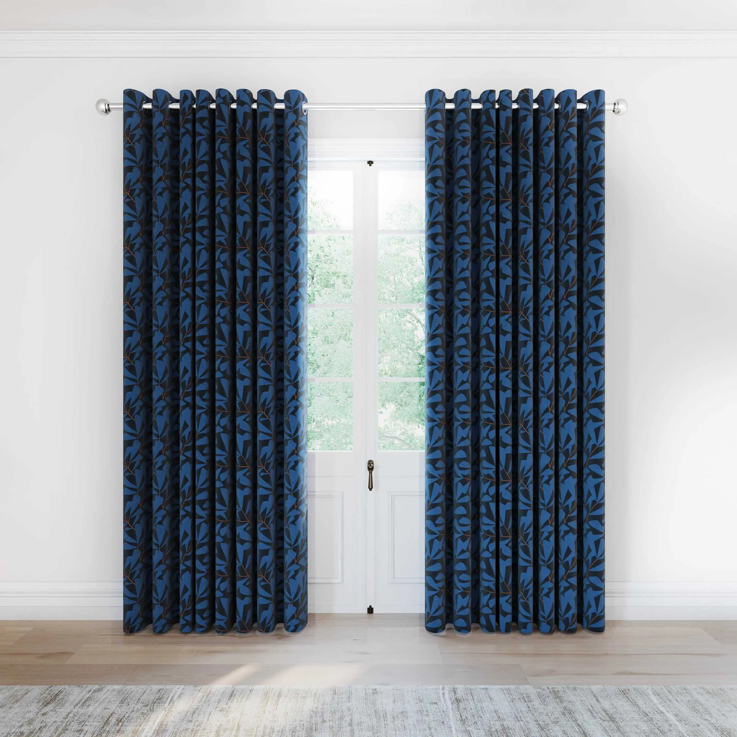 'Leni' Cotton Lined Curtains