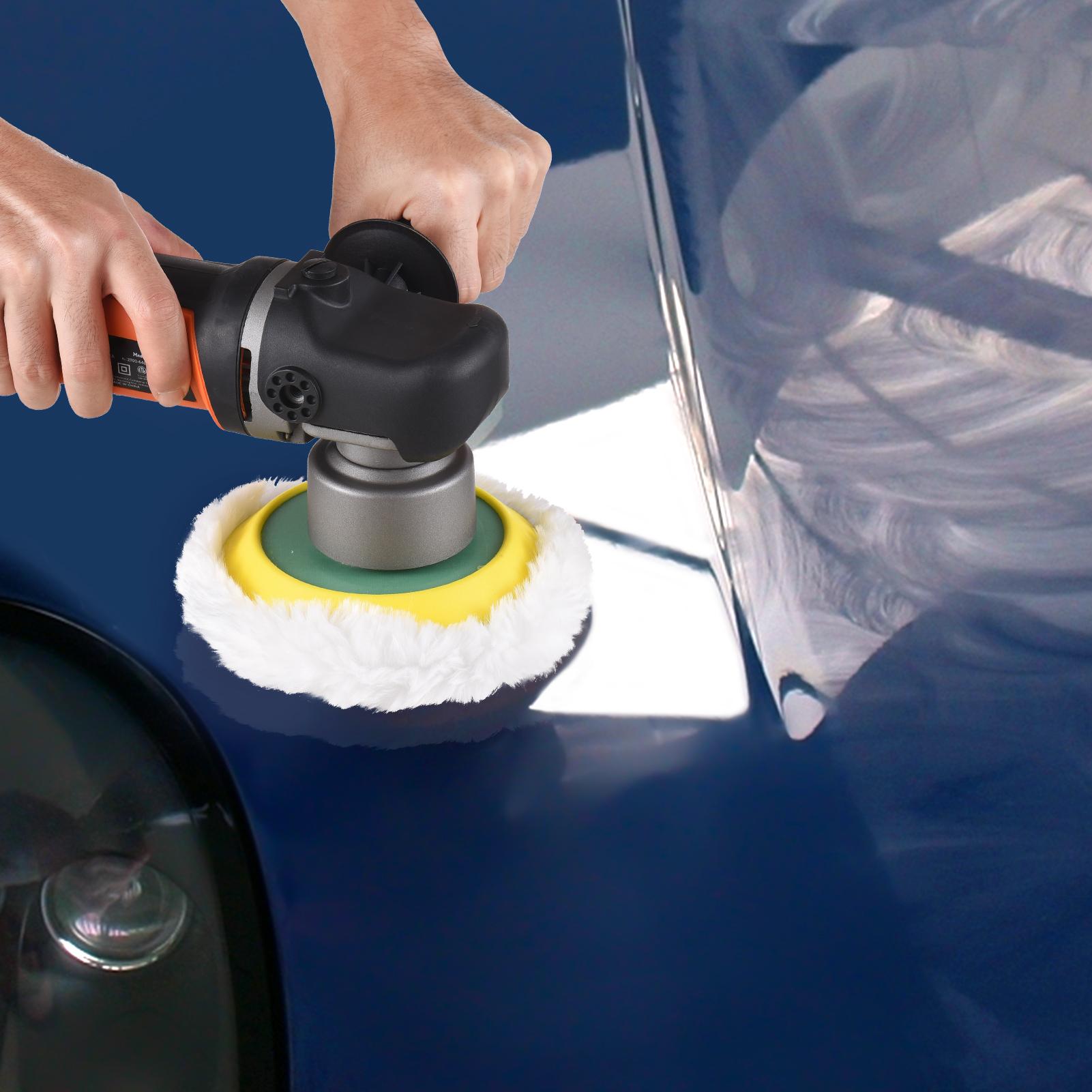 TOMTOP JMS 6-inch Random Orbital Electric Car Polisher Kit 840W Auto Car Buffer 2000-6400RPM Variable Speed EU Plug